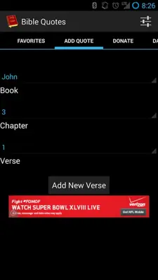 Bible Quotes android App screenshot 2