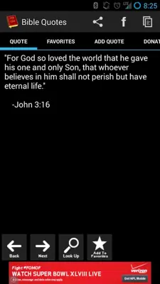 Bible Quotes android App screenshot 5